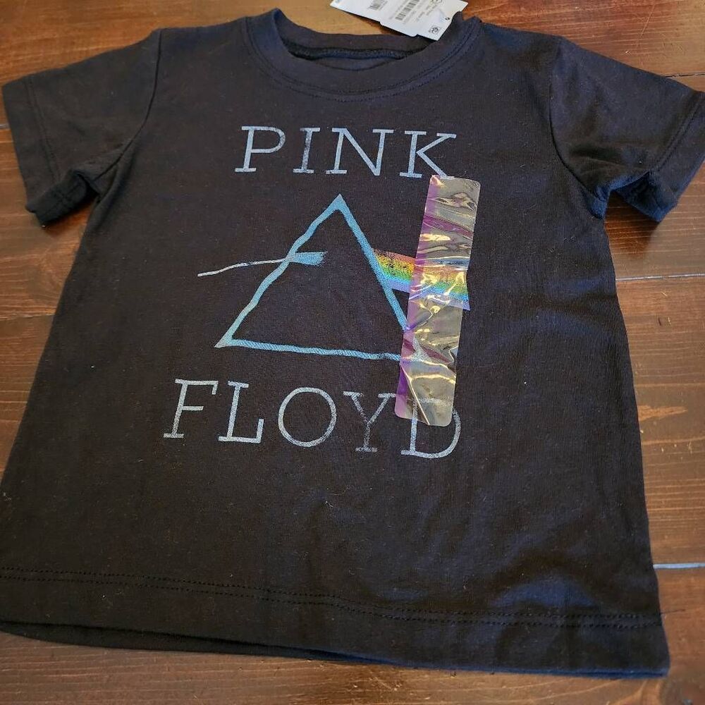 Pink Floyd Toddlers Black Graphic Tshirt Size 2t New With Tags